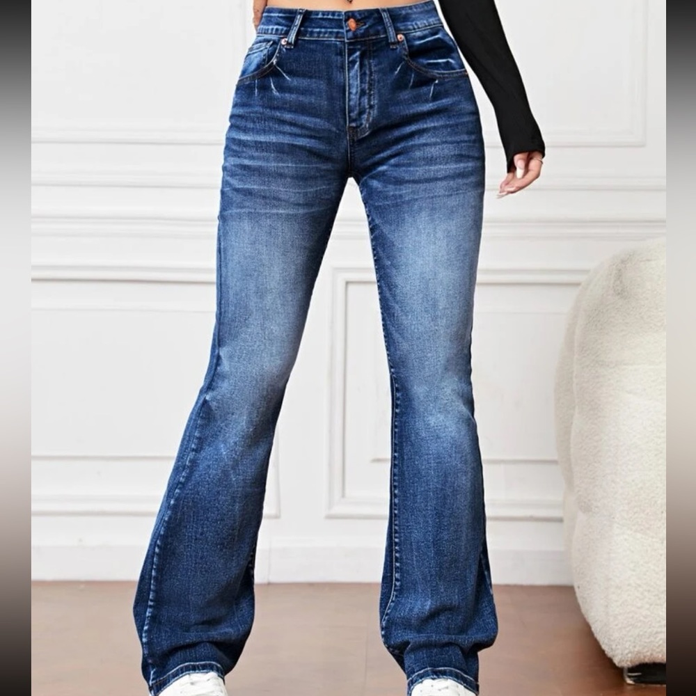 Flare denim jeans